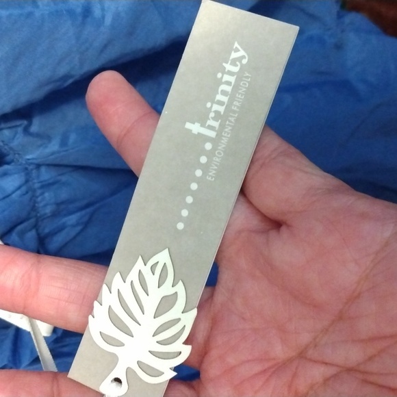 Trinity women's 100% organic cotton blue top Sz small new - Picture 8 of 17